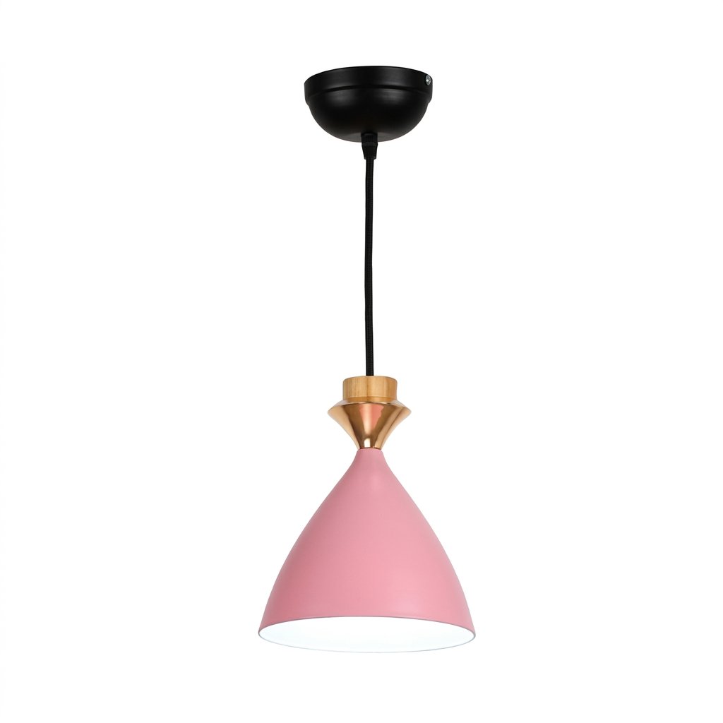BlushAura Cone Pendant Hanging Light