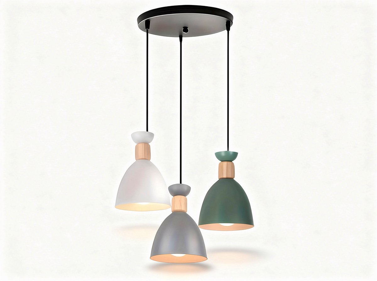 Trio Harmony Multi-Color Pendant Light