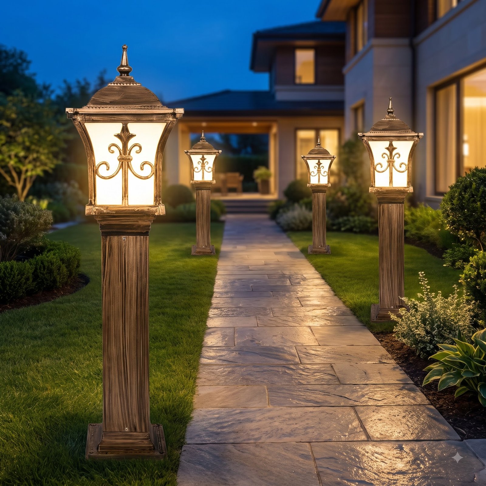Trishul Bollard Garden Light